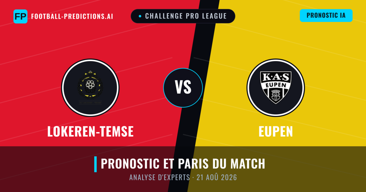Lokeren-Temse vs Eupen — pronostic et avant-match