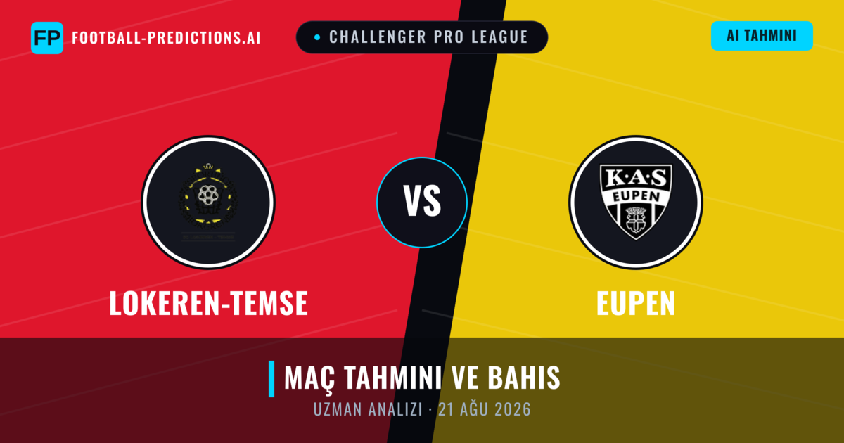 Lokeren-Temse - Eupen — maç tahmini ve önizleme