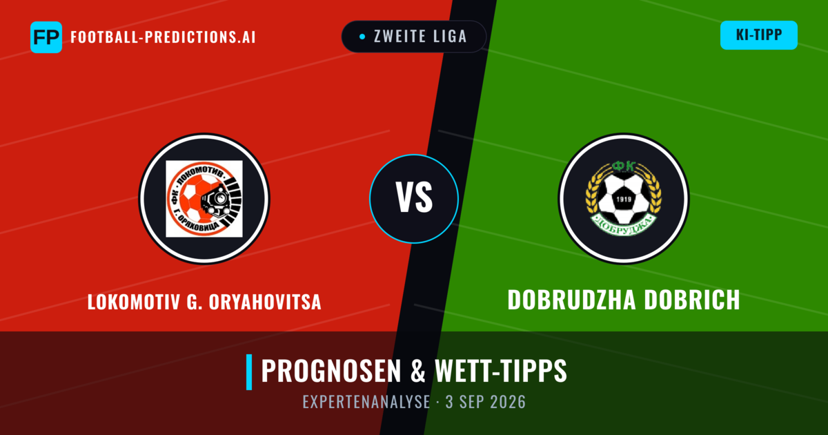 Lokomotiv G. Oryahovitsa vs Dobrudzha Dobrich — Prognose und Spielvorschau