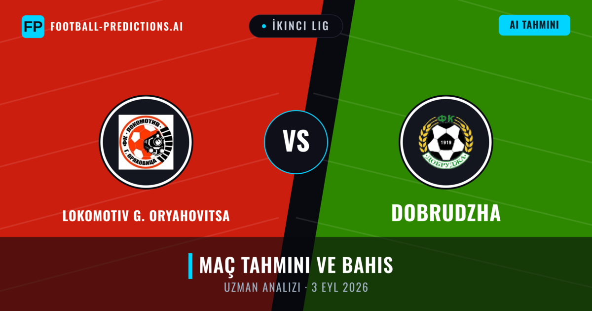 Lokomotiv G. Oryahovitsa - Dobrudzha — maç tahmini ve önizleme