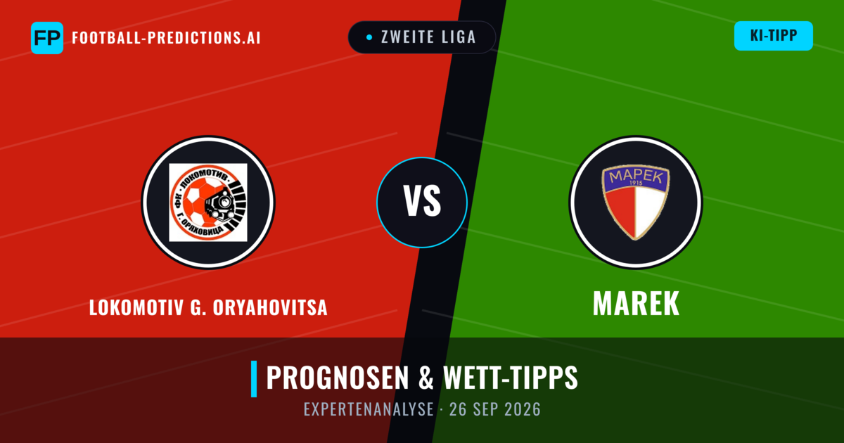 Lokomotiv G. Oryahovitsa vs Marek — Prognose und Spielvorschau