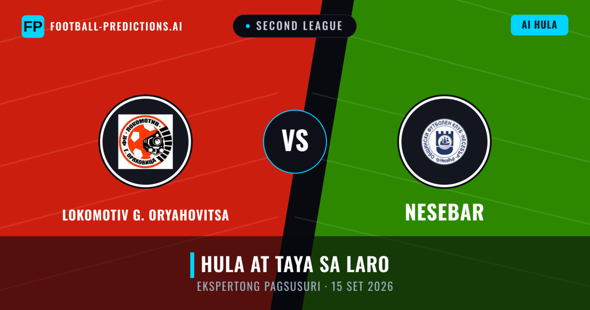 Lokomotiv G. Oryahovitsa vs Nesebar — hula at preview ng laban