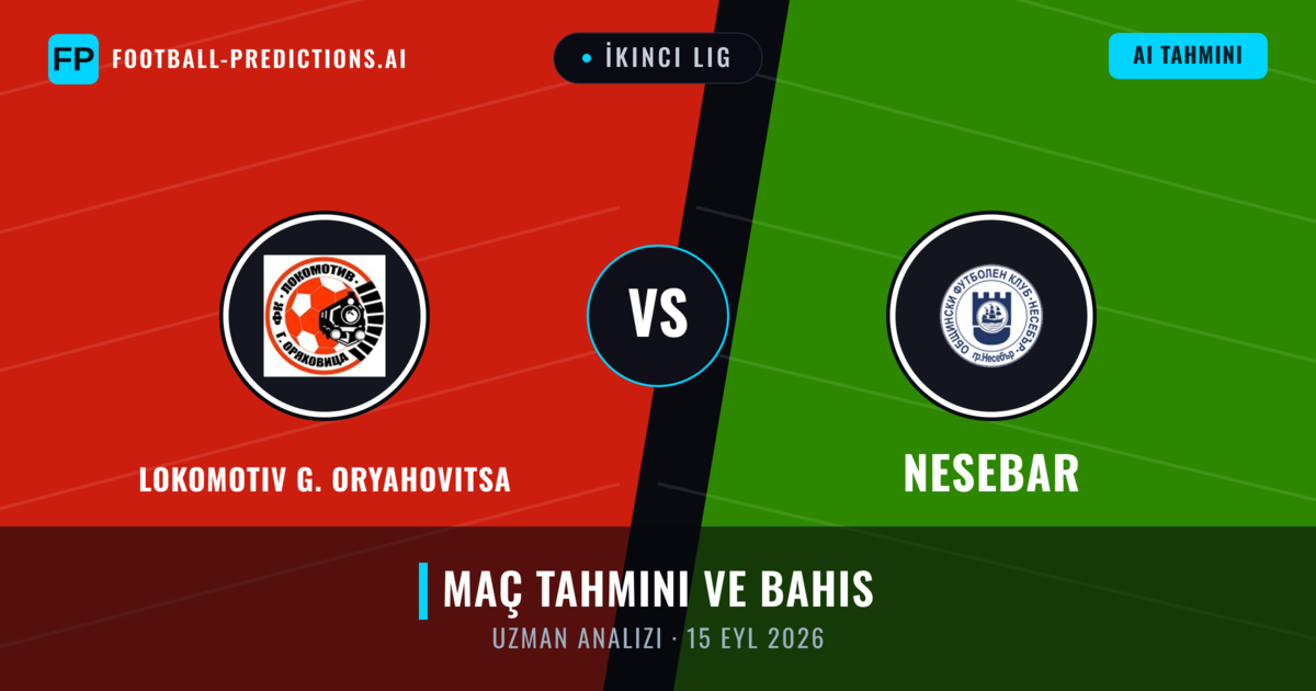 Lokomotiv G. Oryahovitsa - Nesebar — maç tahmini ve önizleme
