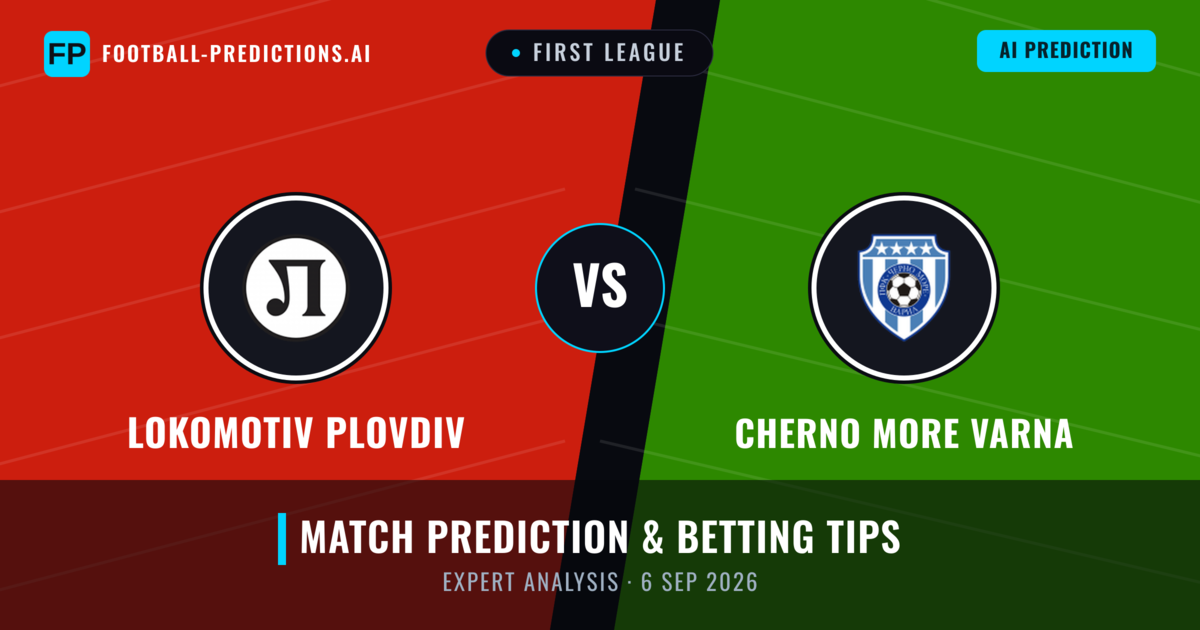 Lokomotiv Plovdiv vs Cherno More Varna — match prediction & preview