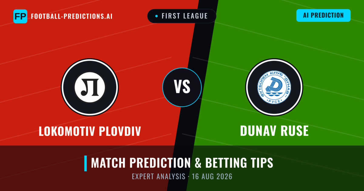 Lokomotiv Plovdiv vs Dunav Ruse — match prediction & preview