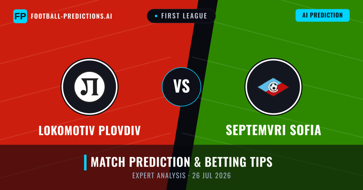 Lokomotiv Plovdiv vs Septemvri Sofia — match prediction & preview