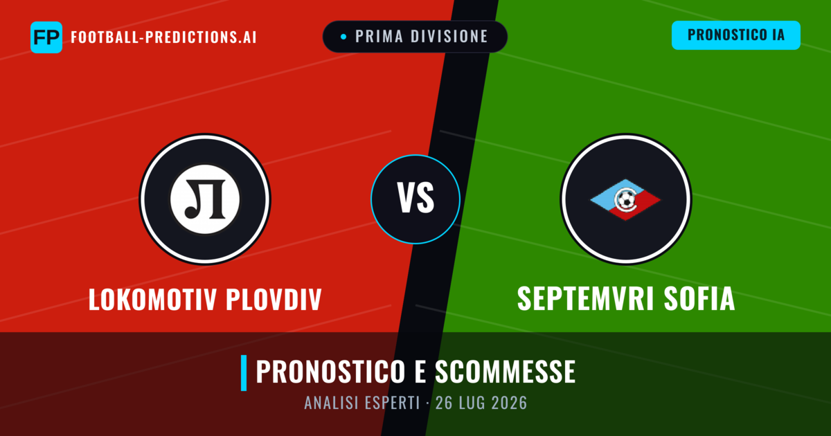 Lokomotiv Plovdiv vs Septemvri Sofia — pronostico e anteprima del match