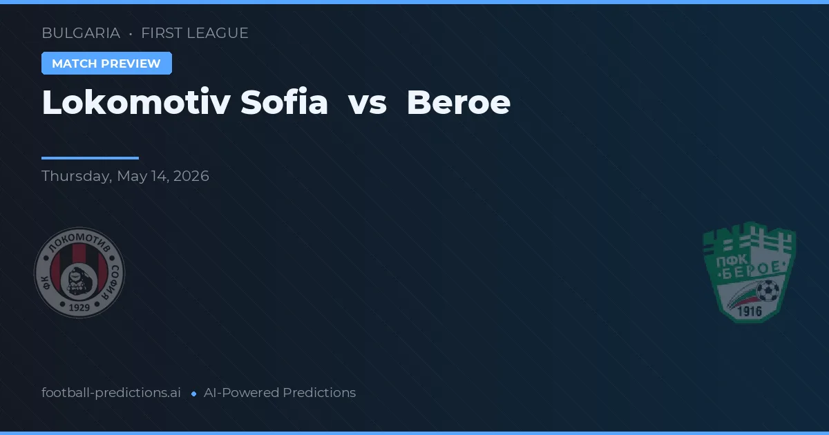 Lokomotiv Sofia vs Beroe — match prediction & preview