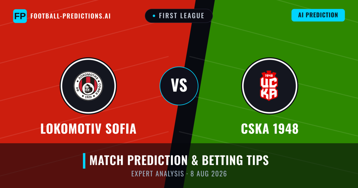 Lokomotiv Sofia vs CSKA 1948 — match prediction & preview