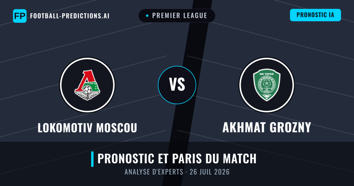 Lokomotiv Moscou vs Akhmat Grozny — pronostic et avant-match