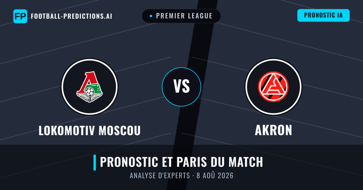 Lokomotiv Moscou vs Akron — pronostic et avant-match