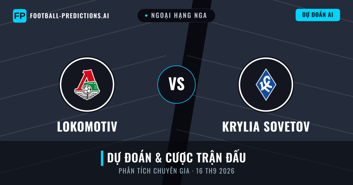 Lokomotiv vs Krylia Sovetov — dự đoán và xem trước trận đấu