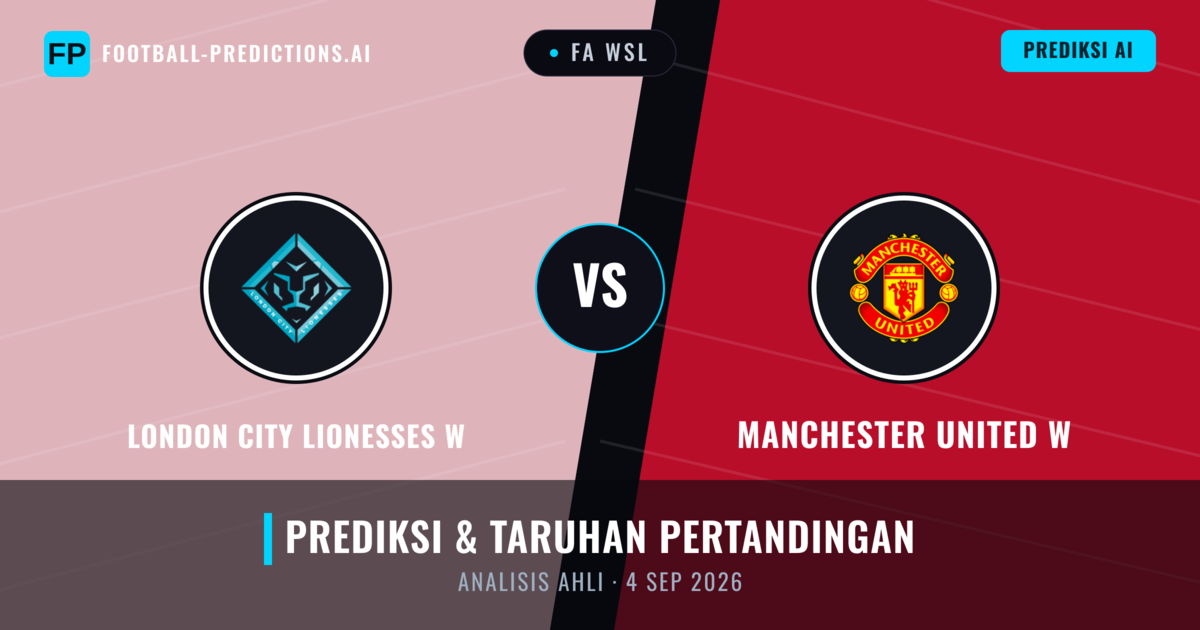 London City Lionesses W vs Manchester United Wanita — prediksi dan pratinjau pertandingan