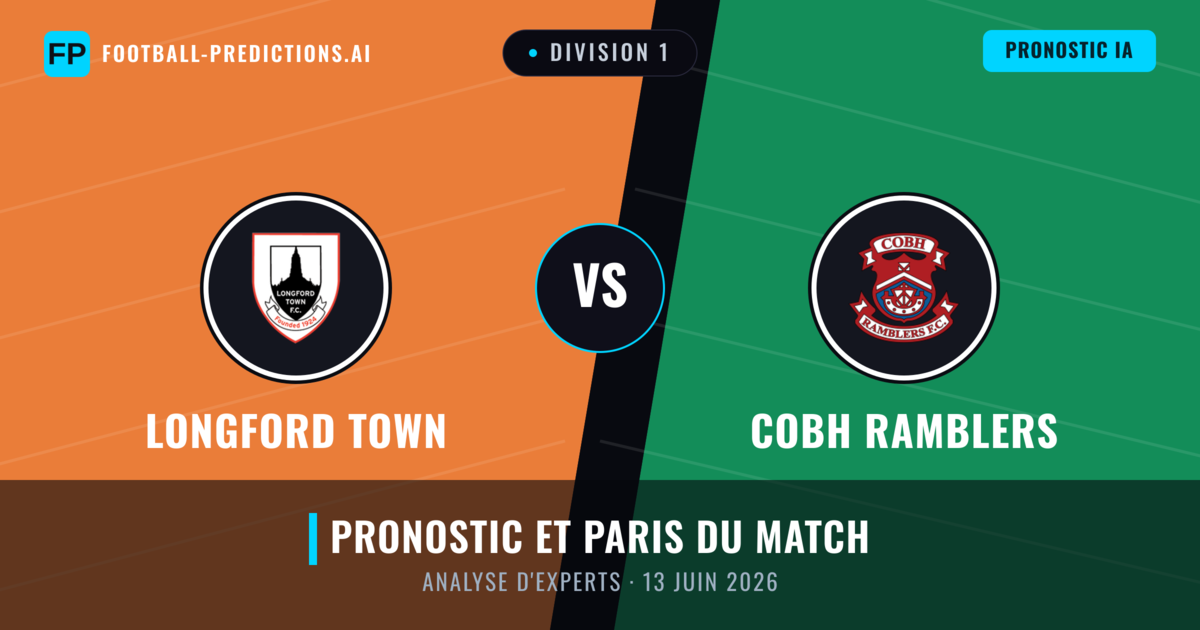 Longford Town vs Cobh Ramblers — pronostic et avant-match
