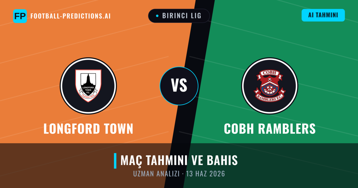 Longford Town - Cobh Ramblers — maç tahmini ve önizleme