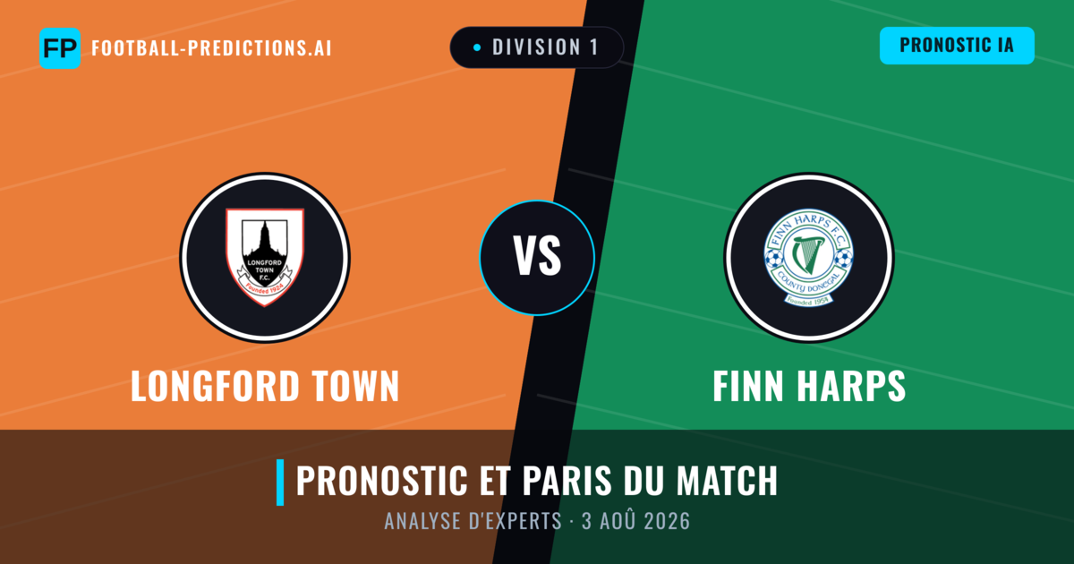 Longford Town vs Finn Harps — pronostic et avant-match