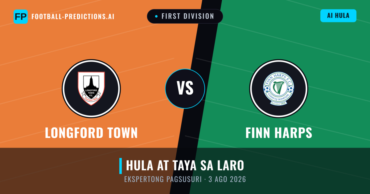 Longford Town vs Finn Harps — hula at preview ng laban