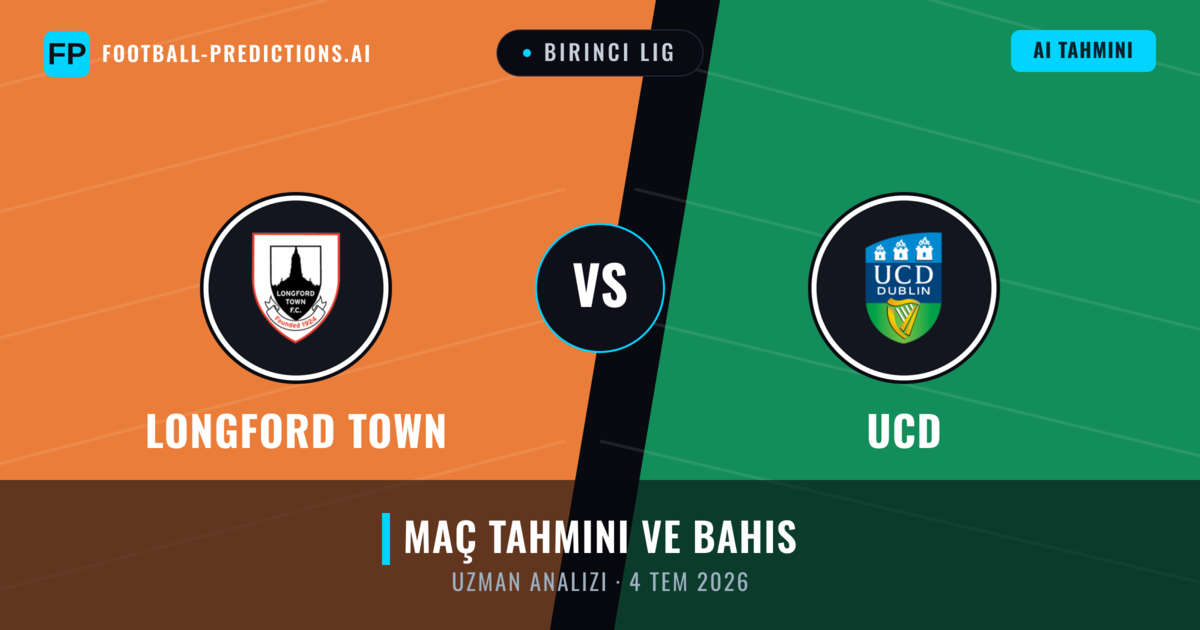 Longford Town - UCD — maç tahmini ve önizleme