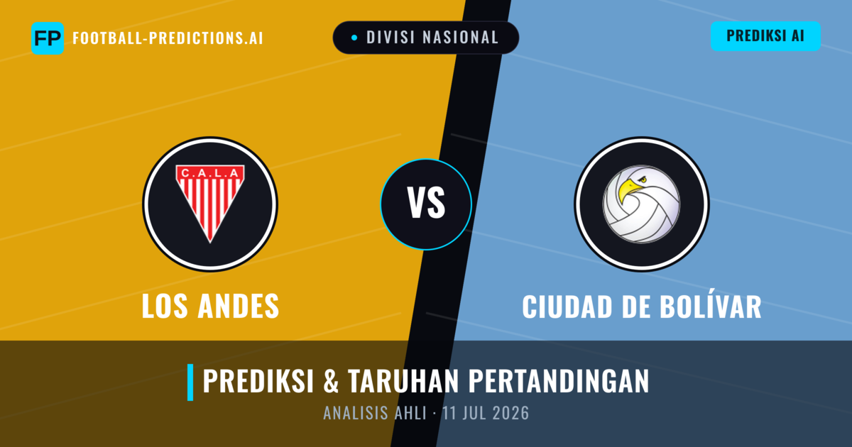Los Andes vs Ciudad de Bolívar — prediksi dan pratinjau pertandingan