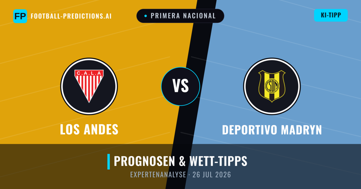 Los Andes vs Deportivo Madryn — Prognose und Spielvorschau