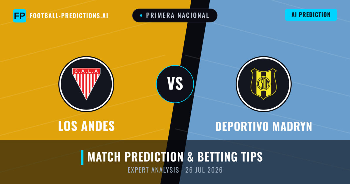 Los Andes vs Deportivo Madryn — match prediction & preview