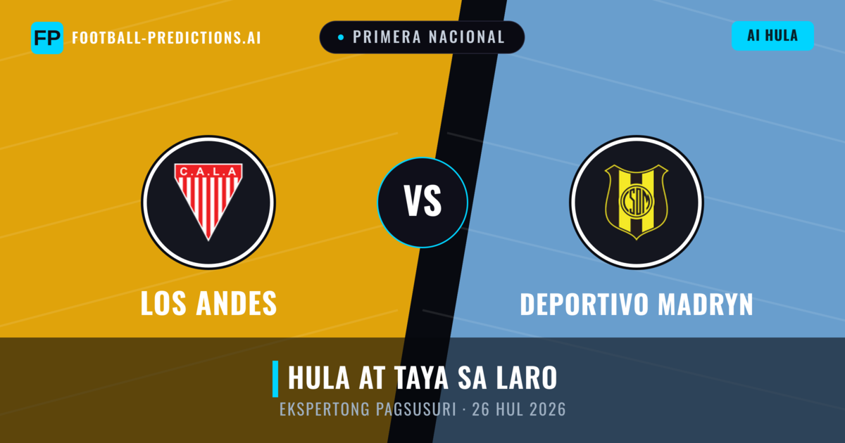 Los Andes vs Deportivo Madryn — hula at preview ng laban