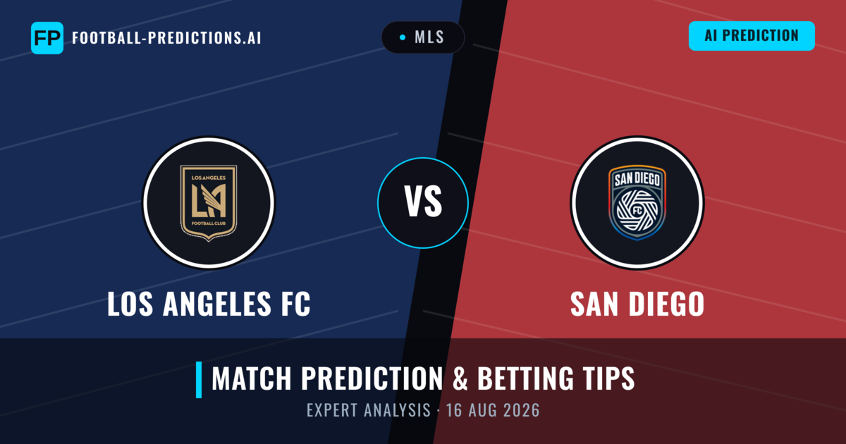 Los Angeles FC vs San Diego — match prediction & preview