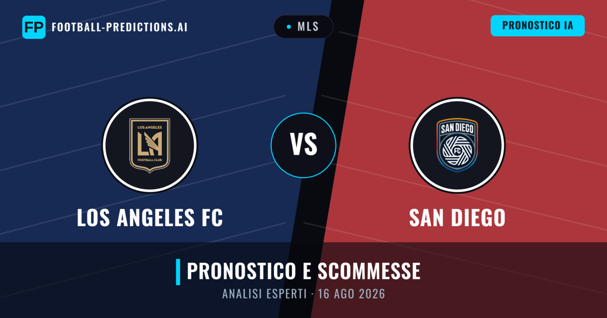 Los Angeles FC vs San Diego — pronostico e anteprima del match