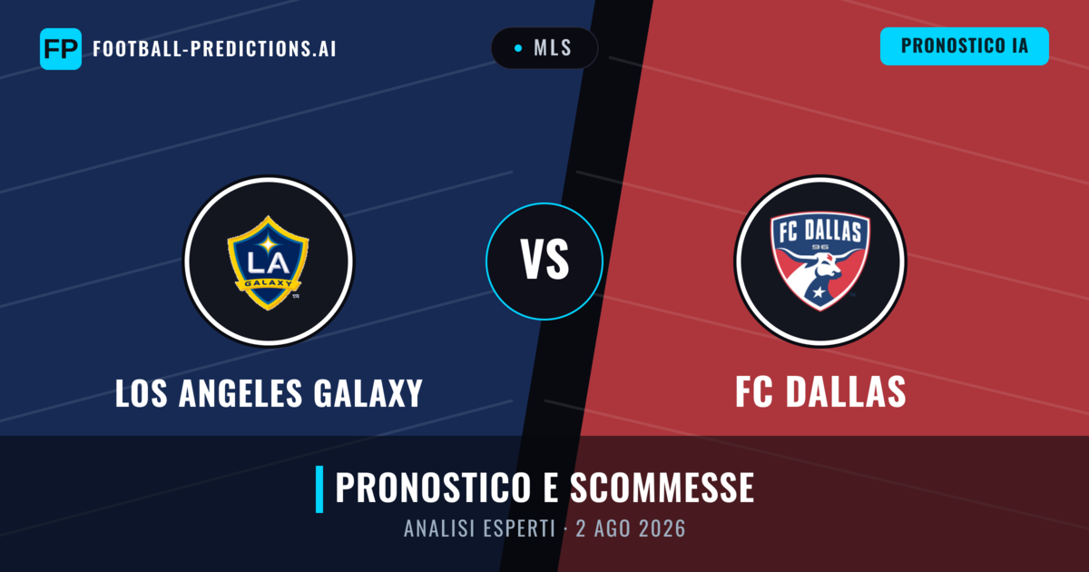 Los Angeles Galaxy vs FC Dallas — pronostico e anteprima del match