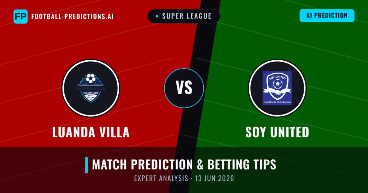 Luanda Villa vs Soy United — match prediction & preview