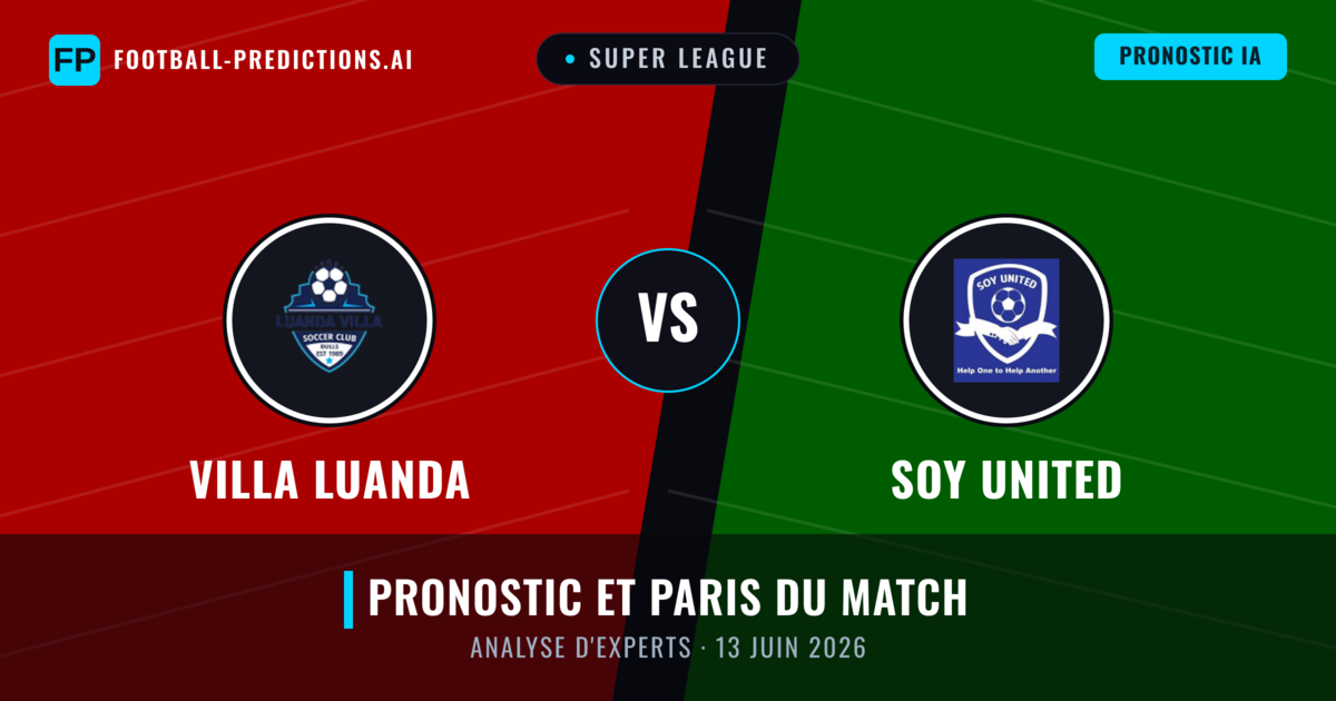 Villa Luanda vs Soy United — pronostic et avant-match