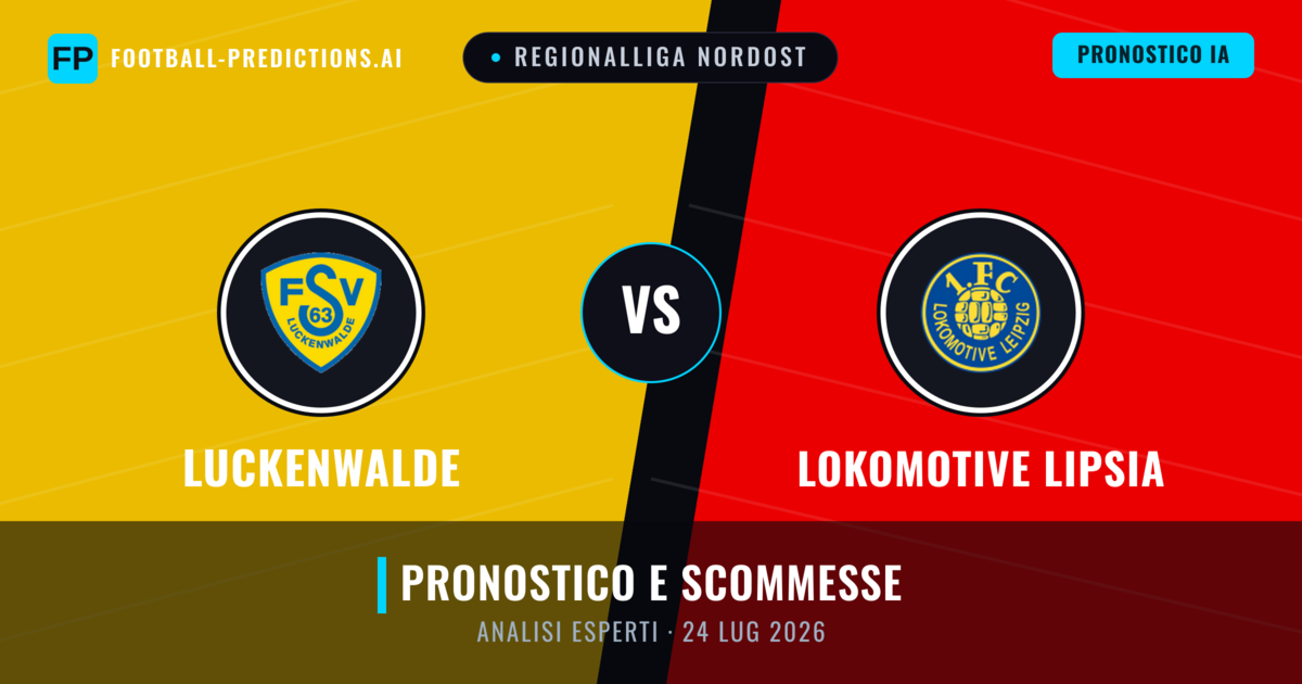 Luckenwalde vs Lokomotive Lipsia — pronostico e anteprima del match