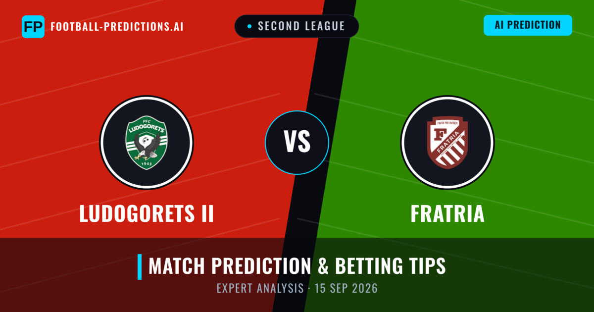 Ludogorets II vs Fratria — match prediction & preview