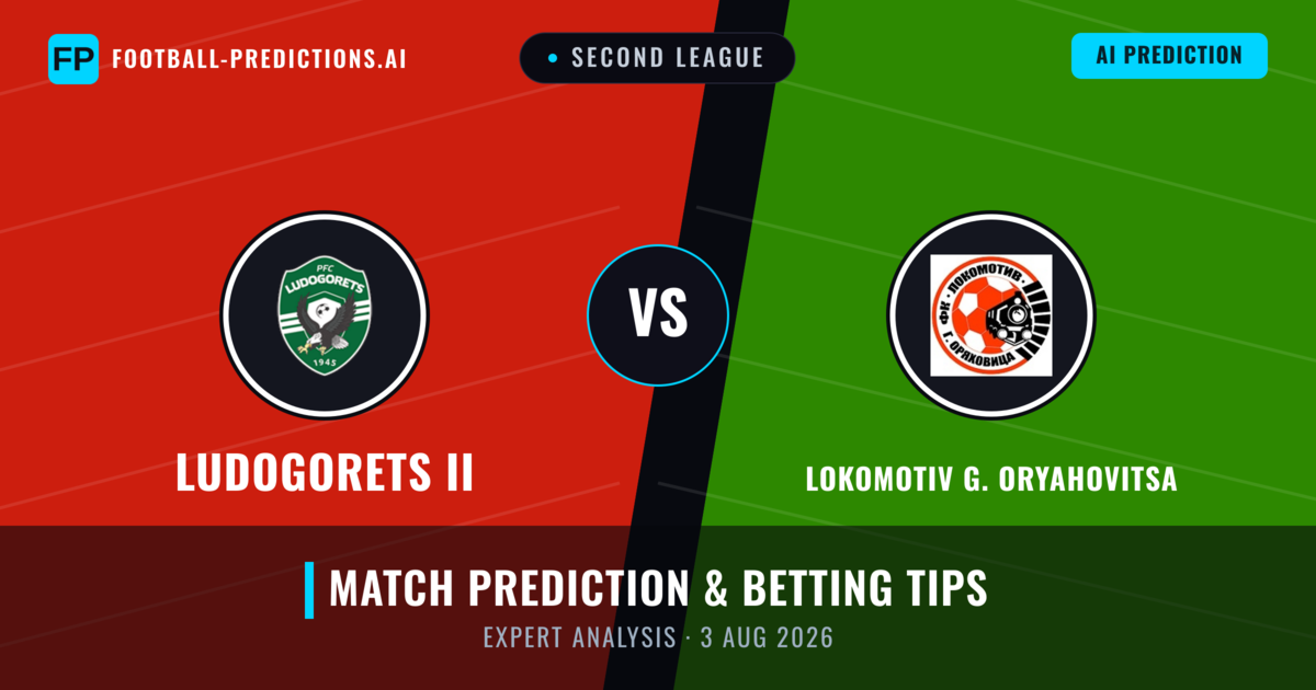 Ludogorets II vs Lokomotiv G. Oryahovitsa — match prediction & preview