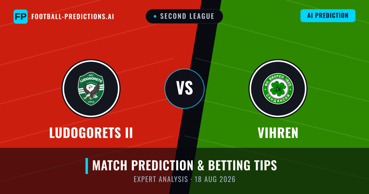 Ludogorets II vs Vihren — match prediction & preview