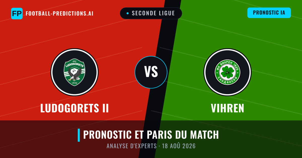 Ludogorets II vs Vihren — pronostic et avant-match