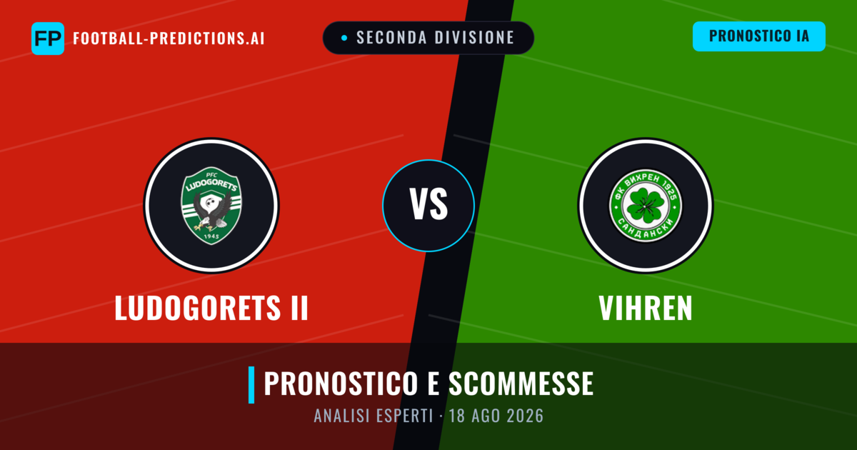 Ludogorets II vs Vihren — pronostico e anteprima del match