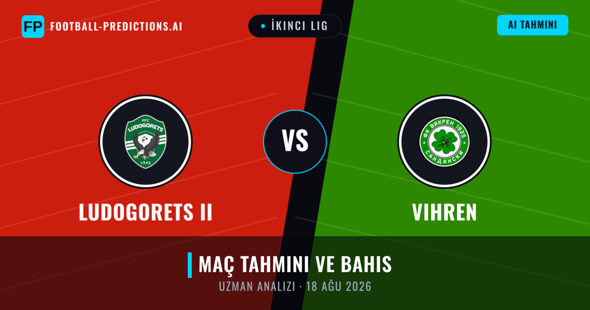 Ludogorets II - Vihren — maç tahmini ve önizleme