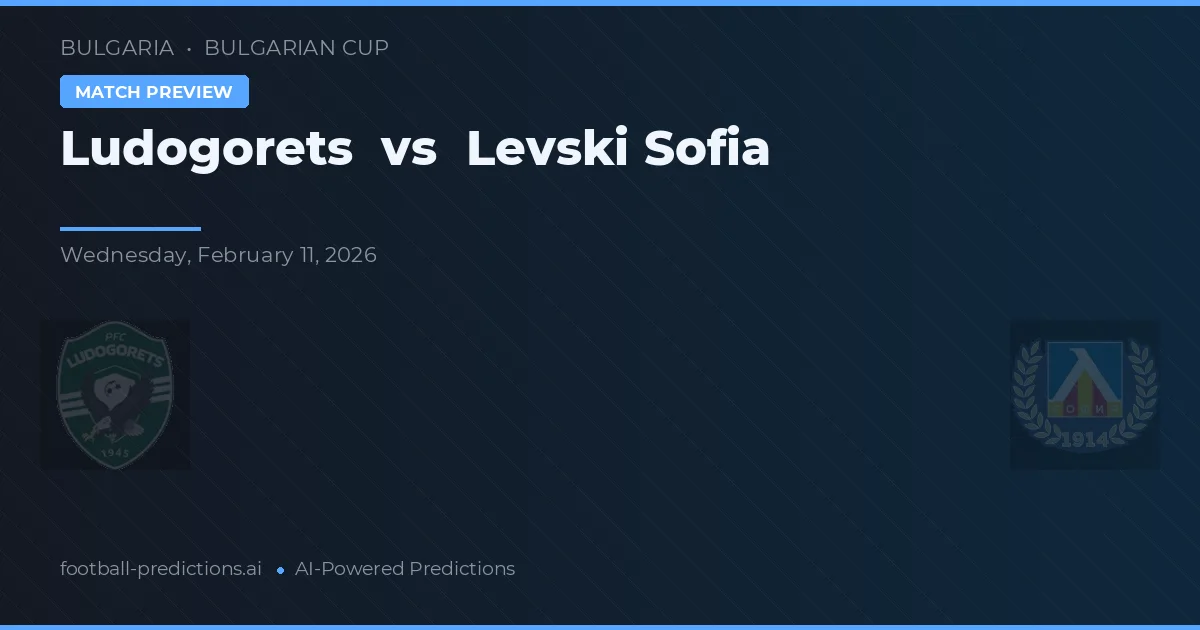 Ludogorets vs Levski Sofia — pronostico e anteprima del match