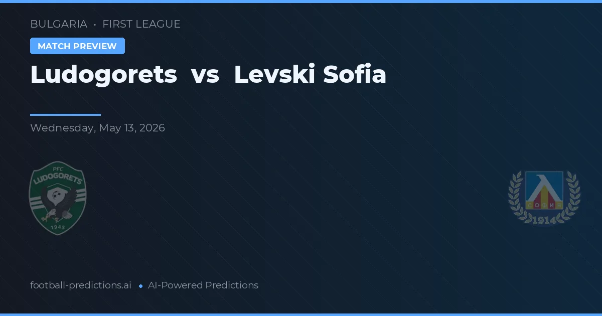 Ludogorets vs Levski Sofia — hula at preview ng laban