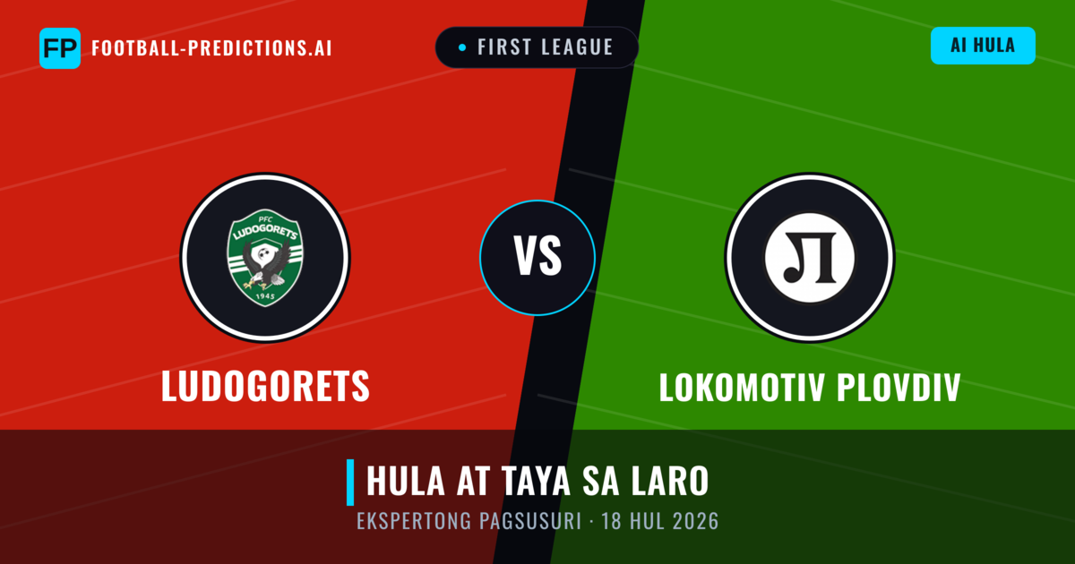 Ludogorets vs Lokomotiv Plovdiv — hula at preview ng laban