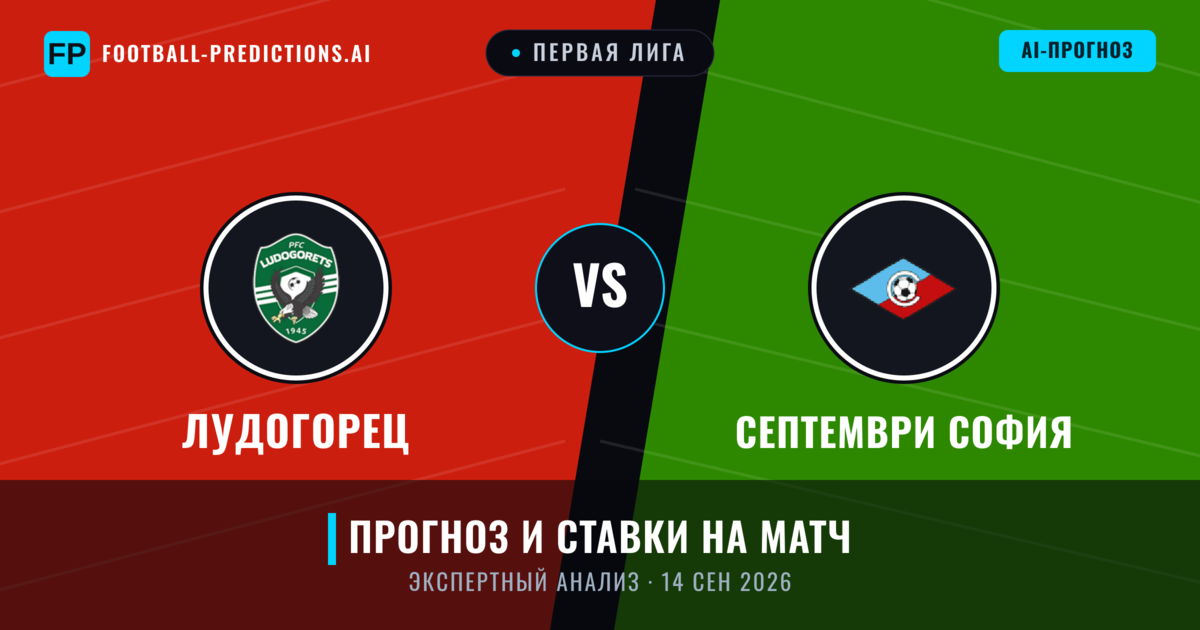 Лудогорец – Септември София — прогноз и превью матча