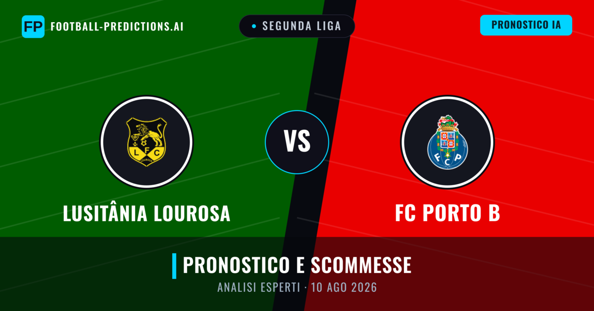 Lusitânia Lourosa vs FC Porto B — pronostico e anteprima del match