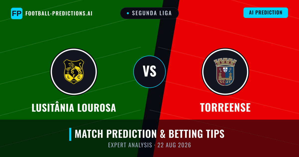 Lusitânia Lourosa vs Torreense — match prediction & preview