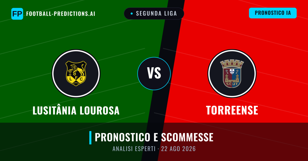Lusitânia Lourosa vs Torreense — pronostico e anteprima del match