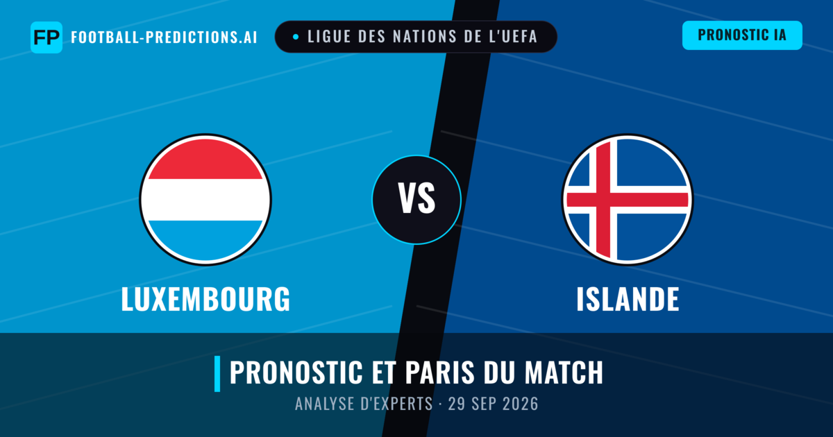 Luxembourg vs Islande — pronostic et avant-match