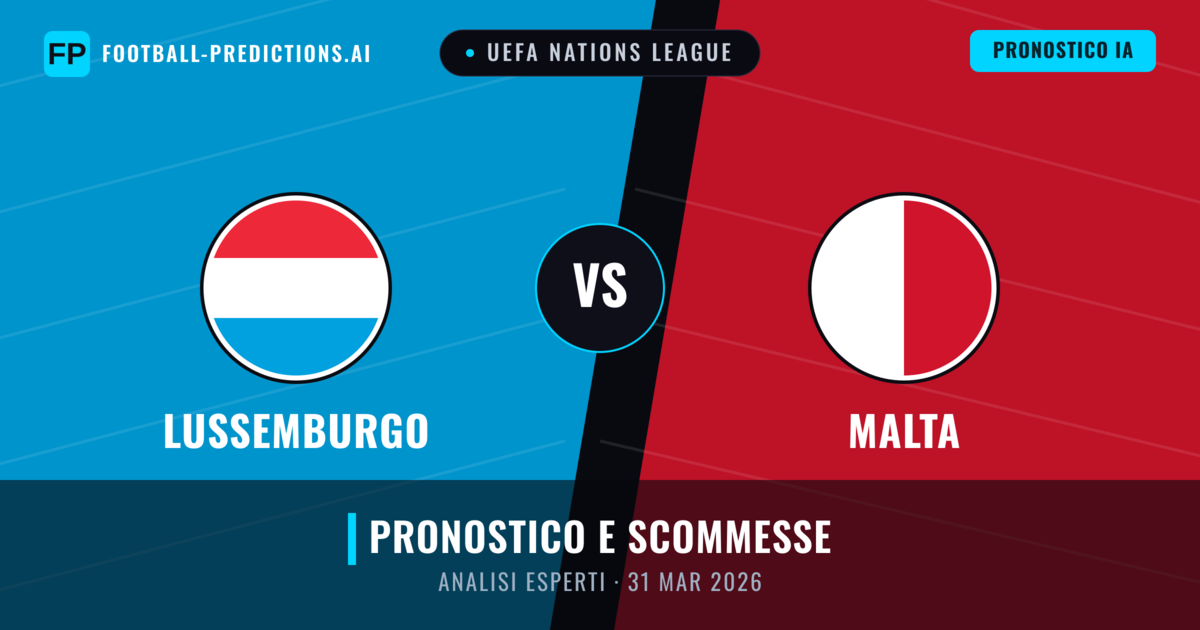 Lussemburgo vs Malta — pronostico e anteprima del match