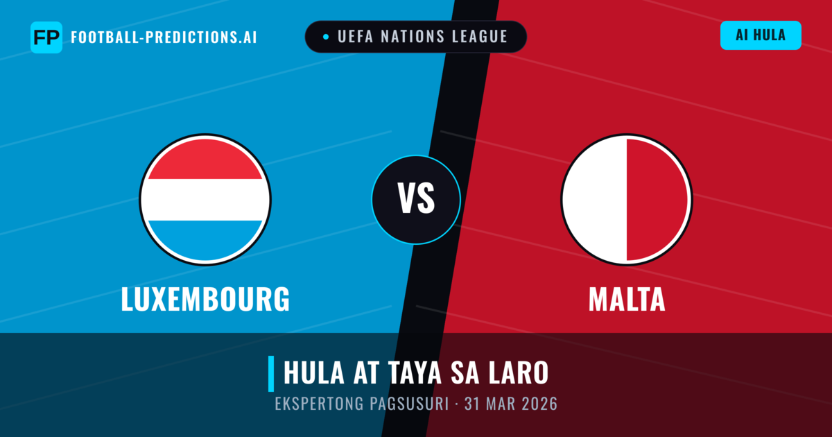 Luxembourg vs Malta — hula at preview ng laban