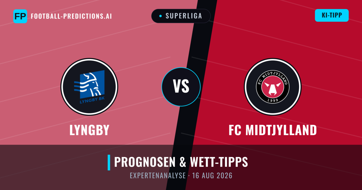 Lyngby vs FC Midtjylland — Prognose und Spielvorschau