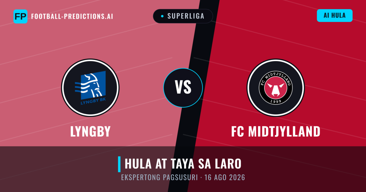 Lyngby vs FC Midtjylland — hula at preview ng laban